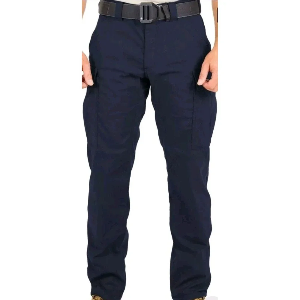 Pants Tactical Cargo Multi Pocket LA Policegear First BDU Men's L (32 X 32) Navy